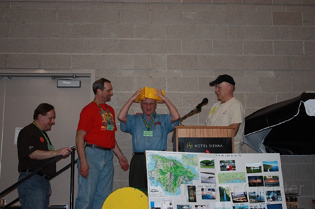 2009TAT_ 403.jpg - Steen Borup-Nielsen also becomes an honorary Cheesehead!